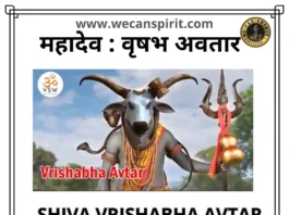 Lord Shiva Vrishabha avatar